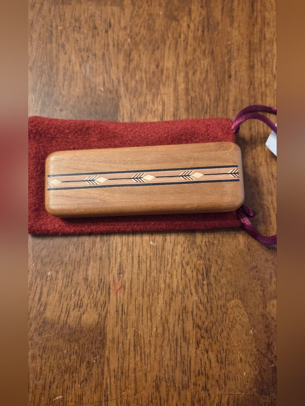 Heartwood Hummer Teakwood Kazoo Handcrafted Wooden Musical Instrument with Pouch